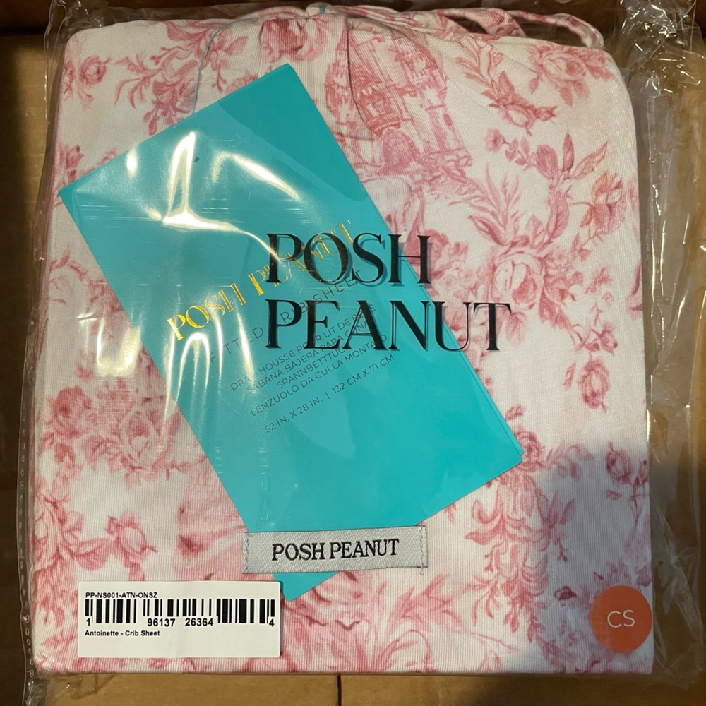 Posh Peanut Antoinette crib sheet
